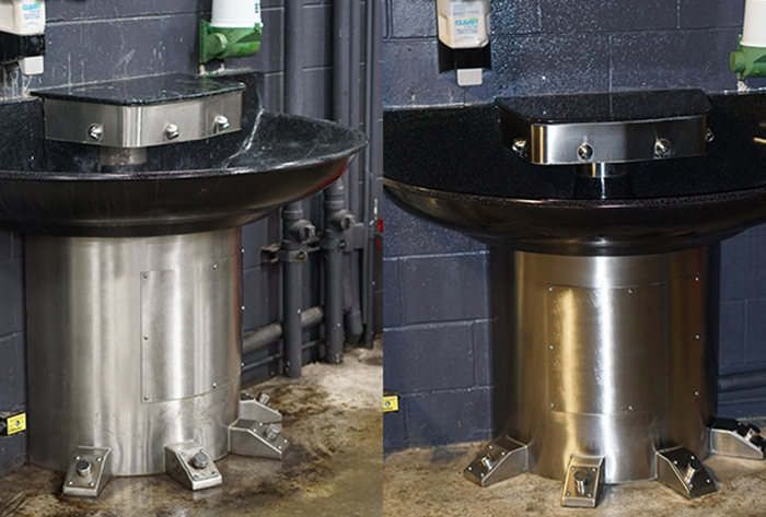 Industrial Sink Revitalized & Protected